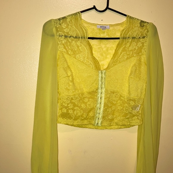 Neon lace blouse - Picture 3 of 3